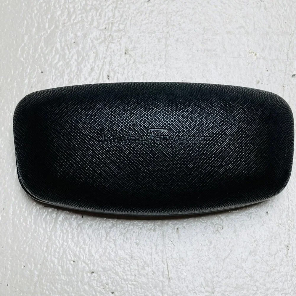 Salvatore Ferragamoβ Sunglasses Eyeglasses Case Clamshell Hardcase Black